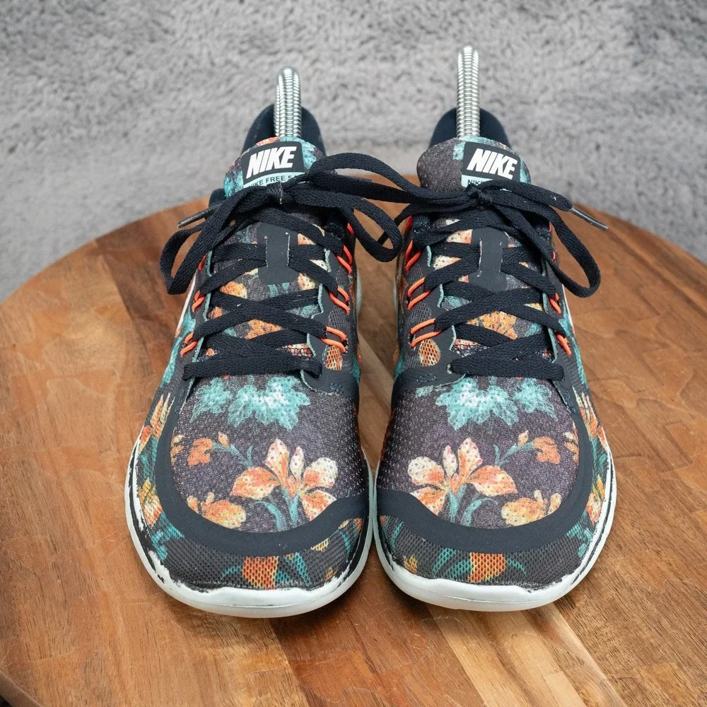 Women Nike Free 5.0 Floral Photosynthesis Shoes Size 6
